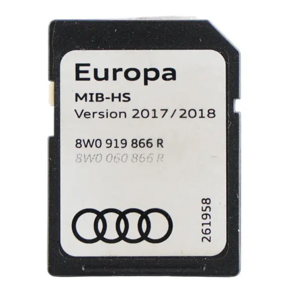 Audi A3 8V Media Navigation Sat Nav SD Card Europa 8W0919866