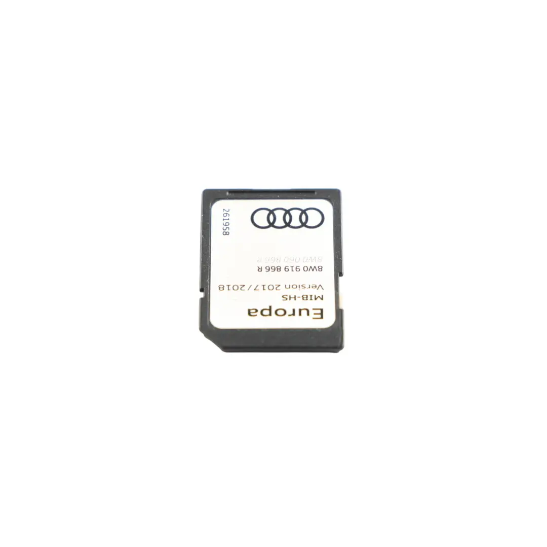 Media Navigation Sat Nav SD Card Europa 8W0919866 to Audi A3 8V with Part number 8W0919866R Audi A3 8V Media Navigation Sat Nav SD Card Europa 8W0919866 - SKU 8W0919866R - Part number 8W0919866R