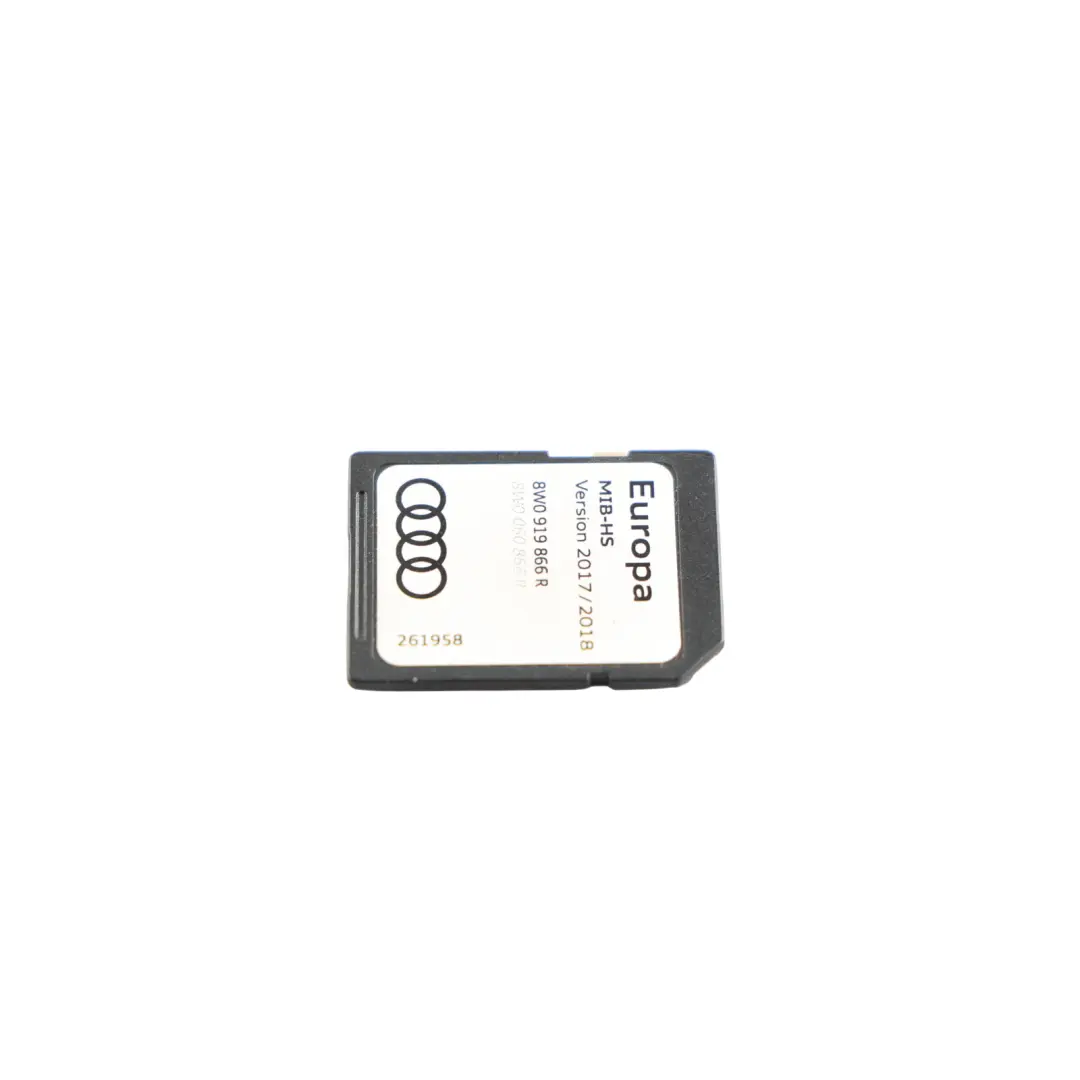 Audi A3 8V Media Navigation Sat Nav SD Card Europa 8W0919866 - SKU 8W0919866R - Part number 8W0919866R