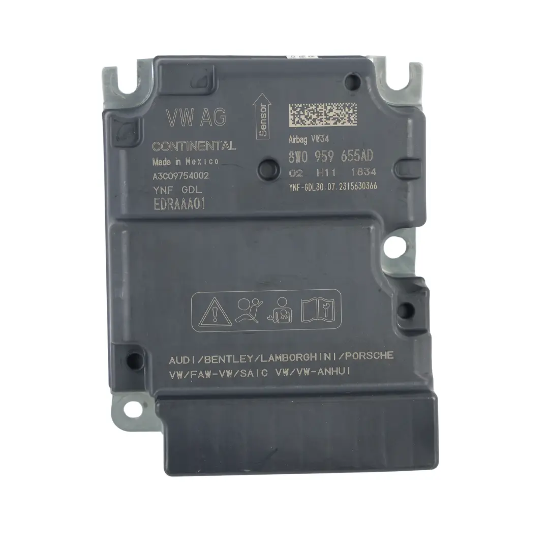 Audi A5 F5 Air Module Control Unit ECU - SKU 8W0959655AD - Part number 8W0959655AD