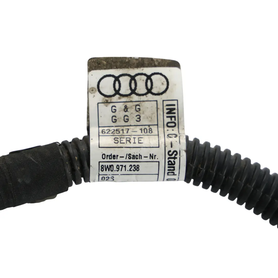 Câble Borne Batterie Masse Terre pour Audi A4 S4 8W A5 S5 F5 à propos du numéro de pièce 8W0971238 Audi A4 S4 8W A5 S5 F5 Câble Borne Batterie Masse Terre - SKU 8W0971238 - Numéro de pièce 8W0971238