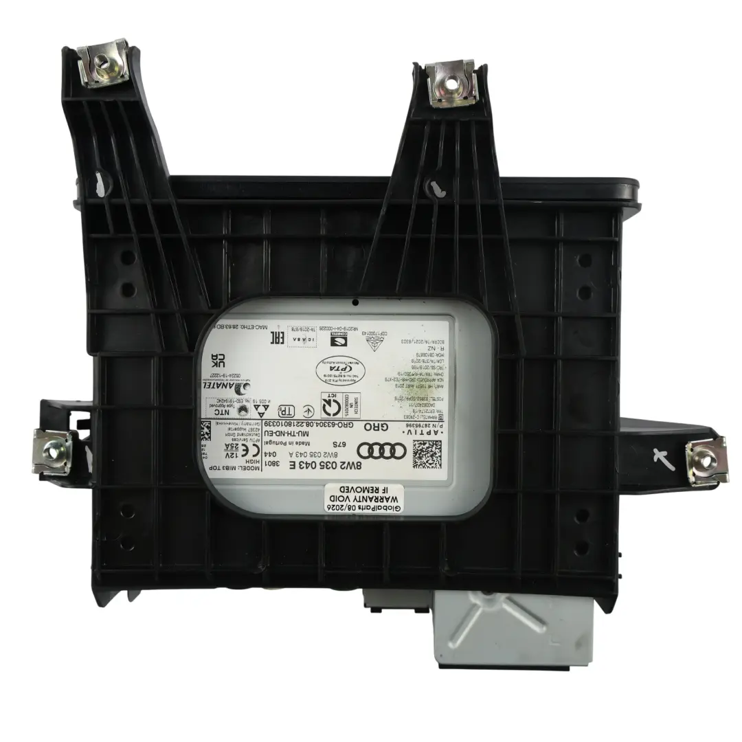 Audi A4 B9 MMI Multimedia Sat Nav Navigations Steuergerät - SKU 8W2035043E-1 - Teilenummer 8W2035043E