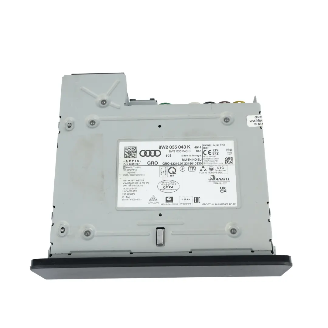 Audi A5 B9 Sportback Radio Stereo Sat Nav Multi Media Head Unit - SKU 8W2035043K - Part number 8W2035043K