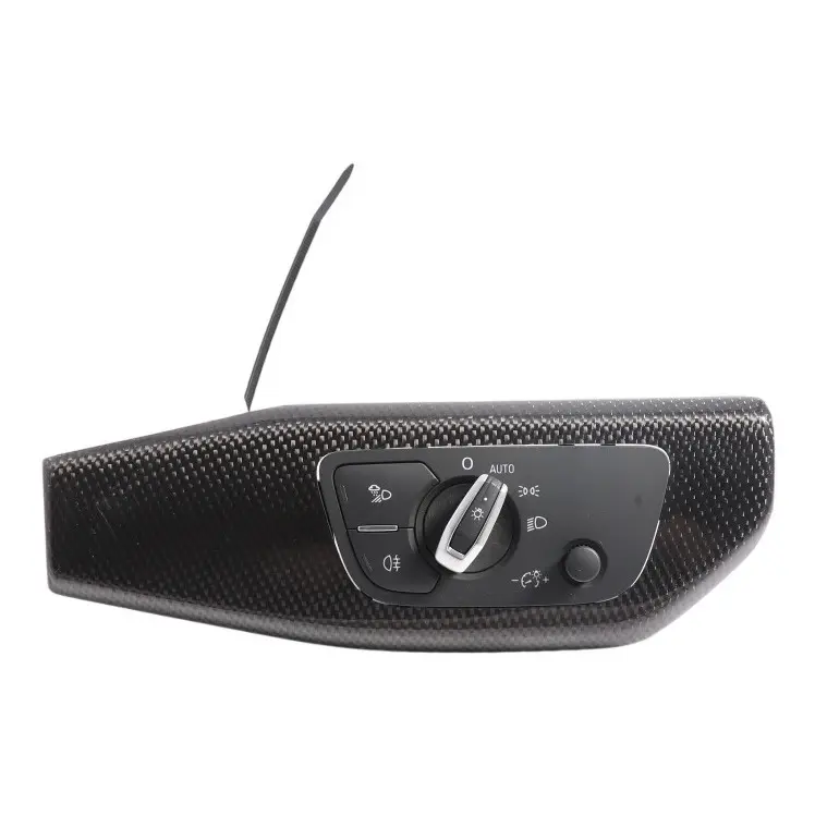 Headlight Switch Panel Surround Cover Trim Carbon to Audi S5 F5 with Part number 8W2853190T Audi S5 F5 Headlight Switch Panel Surround Cover Trim Carbon - SKU RHD-8W2853190T - Part number 8W2853190T