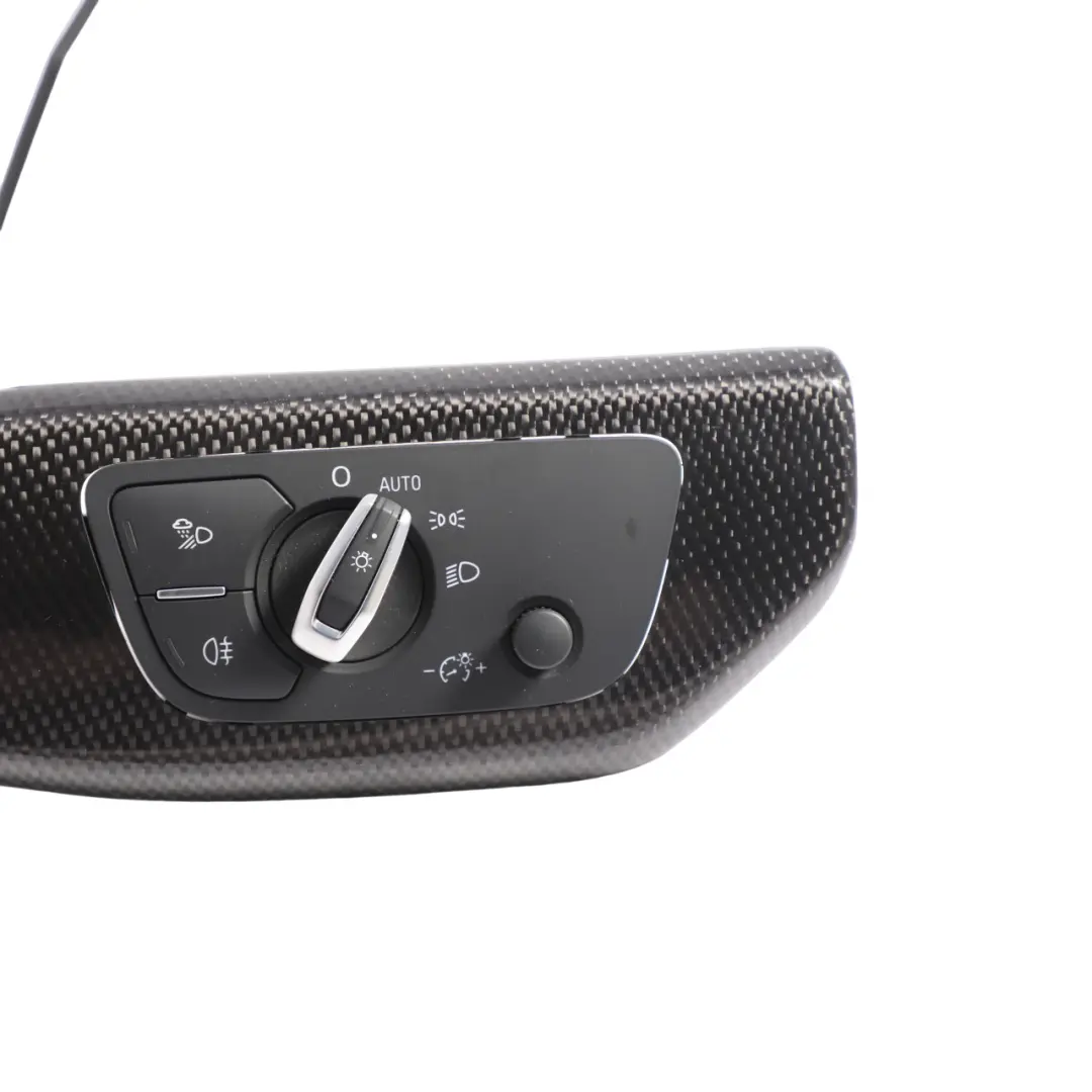 Headlight Switch Panel Surround Cover Trim Carbon to Audi S5 F5 with Part number 8W2853190T Audi S5 F5 Headlight Switch Panel Surround Cover Trim Carbon - SKU RHD-8W2853190T - Part number 8W2853190T