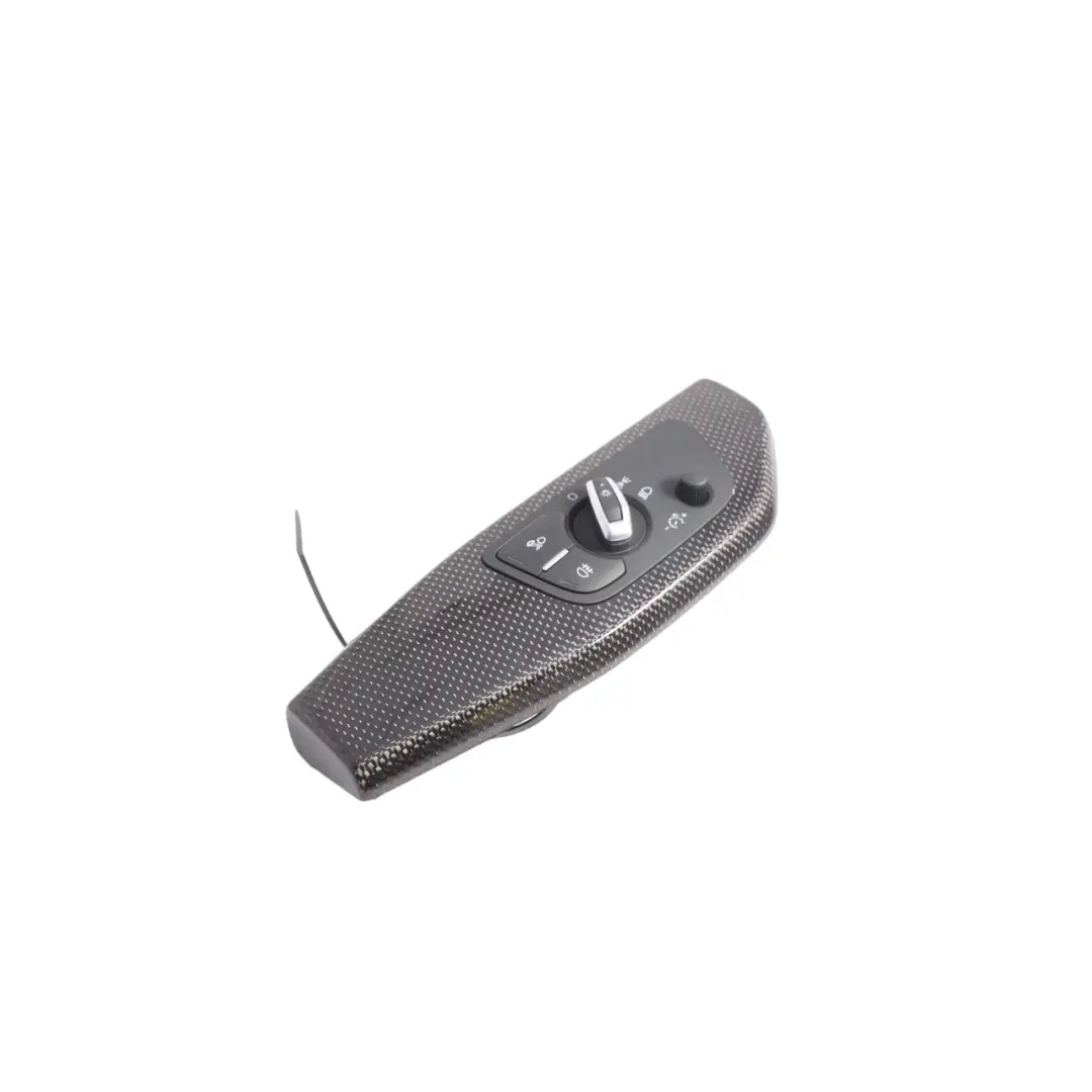 Audi S5 F5 Headlight Switch Panel Surround Cover Trim Carbon - SKU RHD-8W2853190T - Part number 8W2853190T
