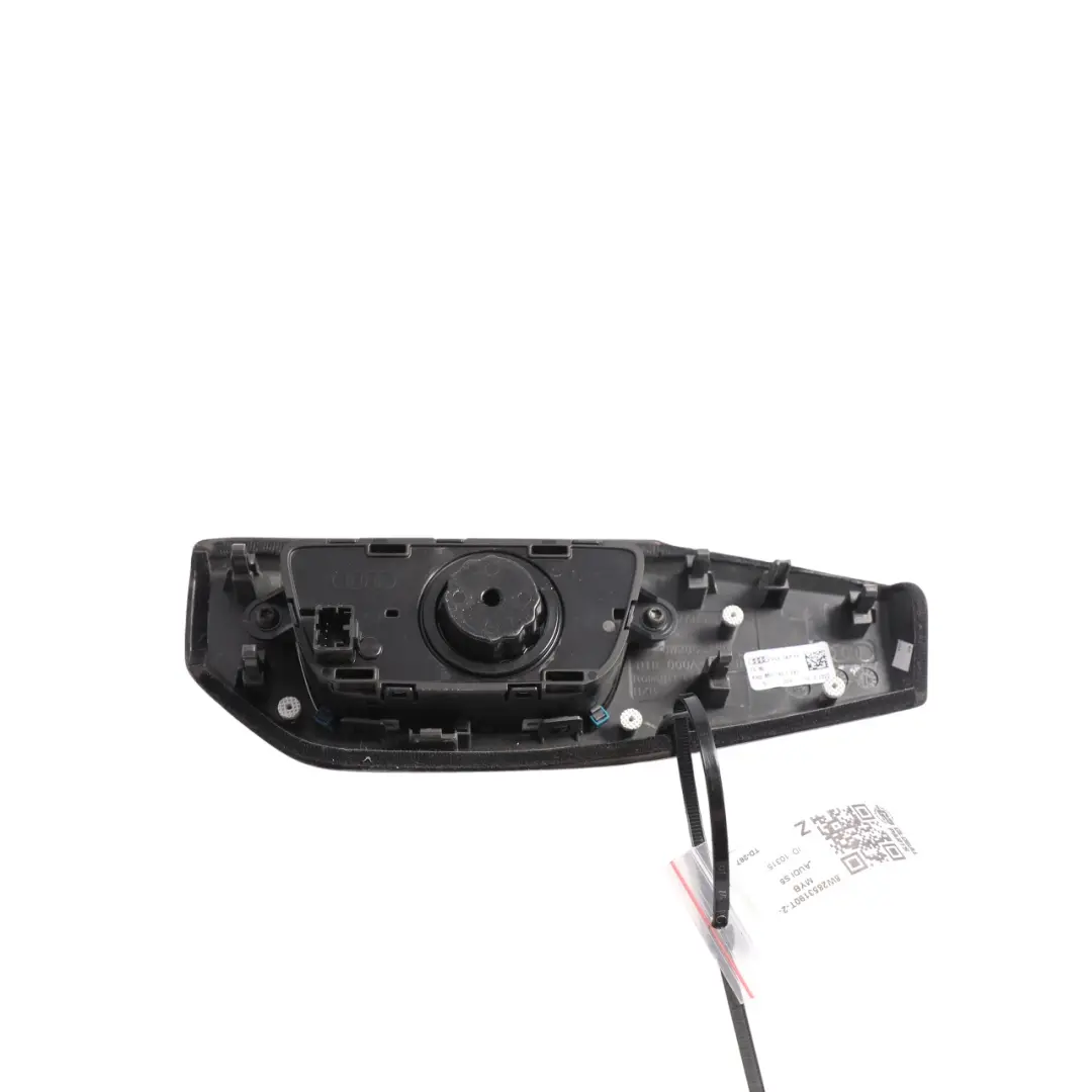 Audi S5 F5 Headlight Switch Panel Surround Cover Trim Carbon - SKU RHD-8W2853190T - Part number 8W2853190T