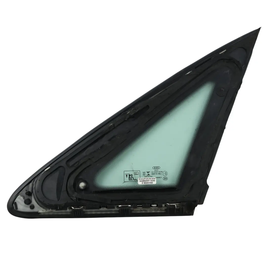 Heckscheibe Dreiecksfenster Glas Links für Audi A4 B9 mit Teilenummer 8W5845297H Audi A4 B9 Heckscheibe Dreiecksfenster Glas Links - SKU 8W5845297H - Teilenummer 8W5845297H