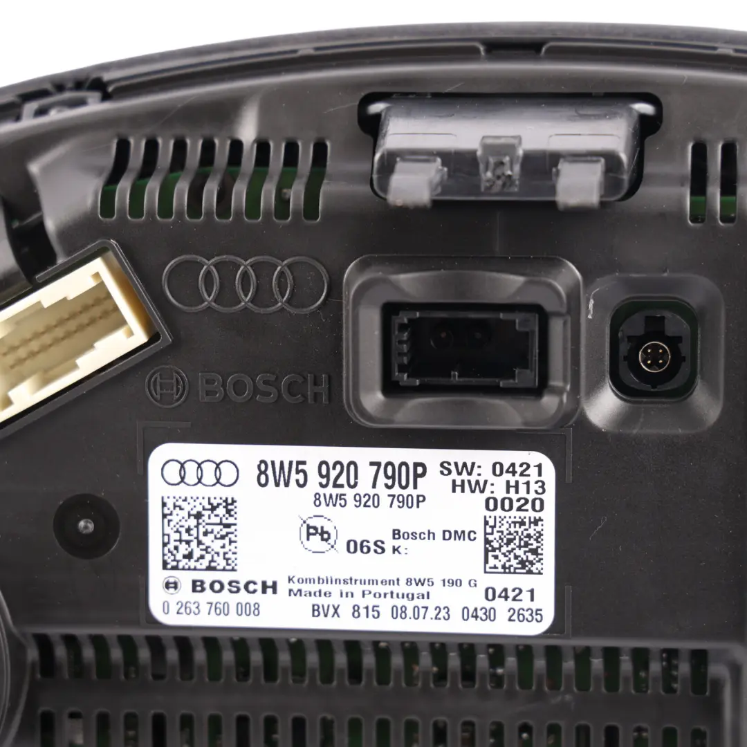 Audi A5 F5 Digital Speedometer Cluster Clocks Automatic Diesel - SKU 8W5920790P - Part number 8W5920790P
