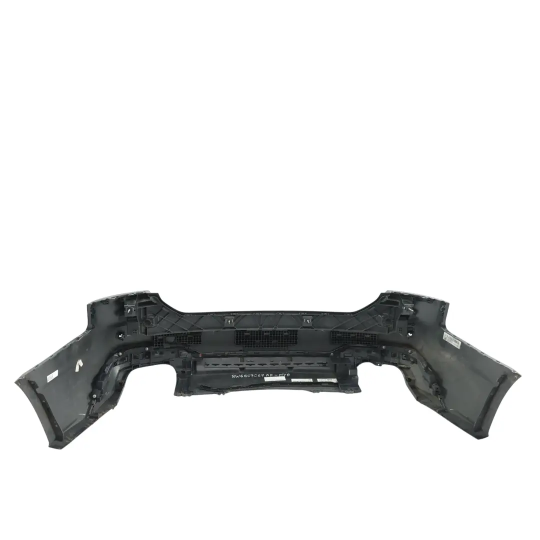 Audi A5 F5 Rear Bumper S-Line Trim Panel Covering Mythical Black Metallic - Y9T - SKU 8W6807067AF-MYB - Part number 8W6807067AF