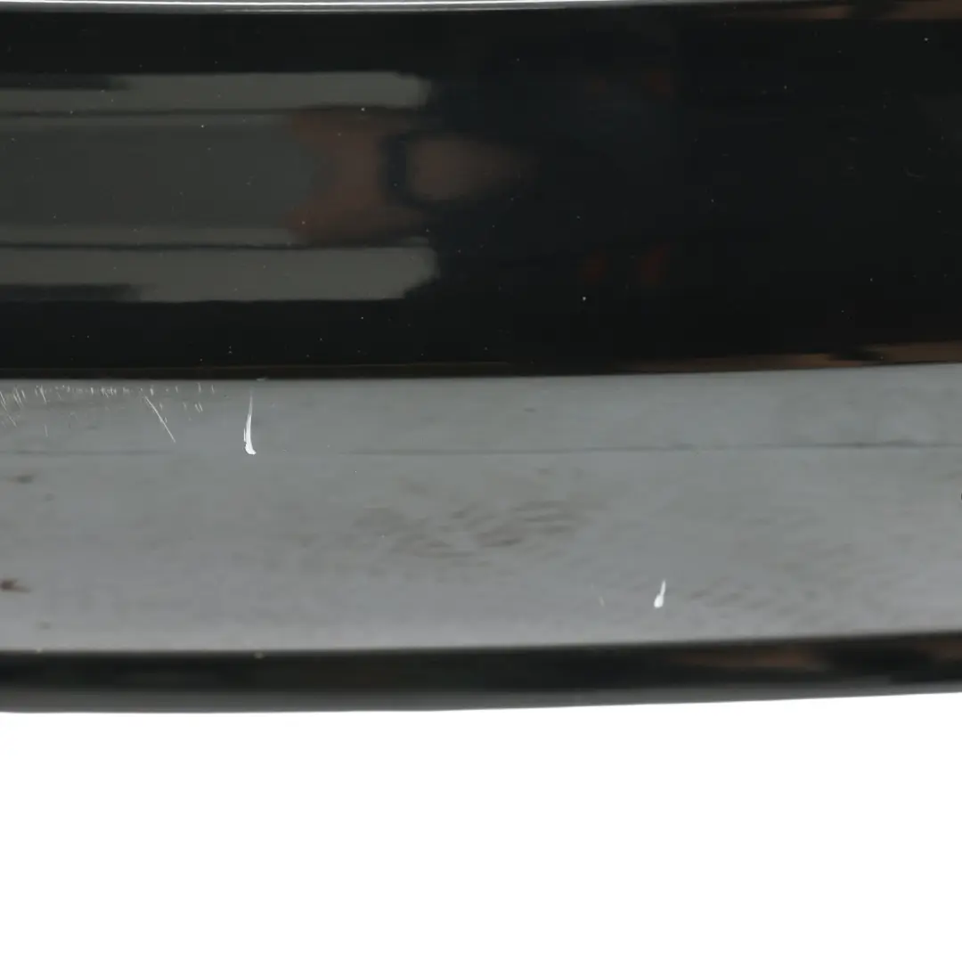 Audi A5 F5 Rear Bumper S-Line Trim Panel Covering Mythical Black Metallic - Y9T - SKU 8W6807067AF-MYB - Part number 8W6807067AF