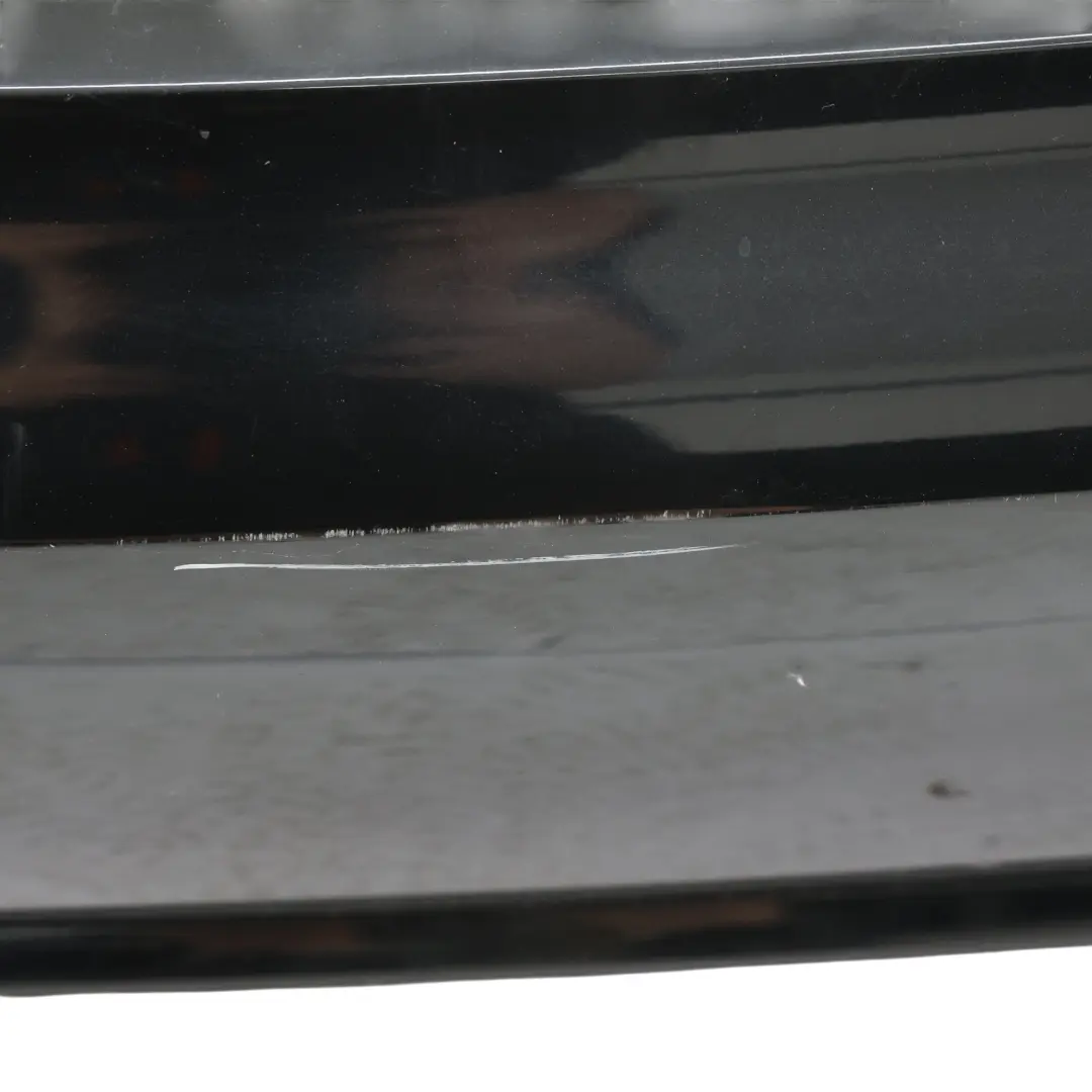 Audi A5 F5 Rear Bumper S-Line Trim Panel Covering Mythical Black Metallic - Y9T - SKU 8W6807067AF-MYB - Part number 8W6807067AF