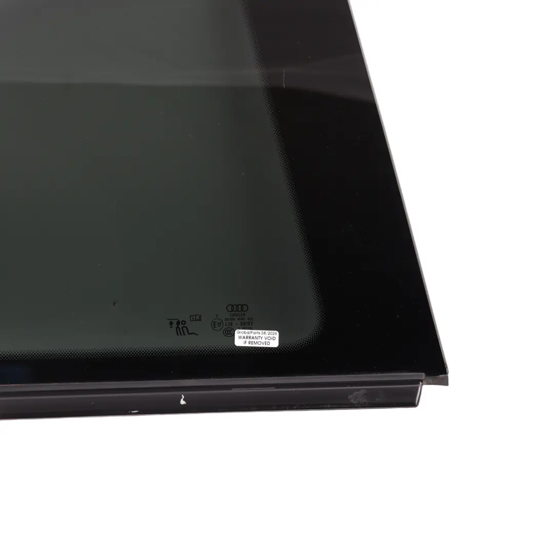 Side Window Glass Right O/S 8W6845298 to Audi S5 F5 Rear with Part number 8W6845298P Audi S5 F5 Rear Side Window Glass Right O/S 8W6845298 - SKU 8W6845298P - Part number 8W6845298P