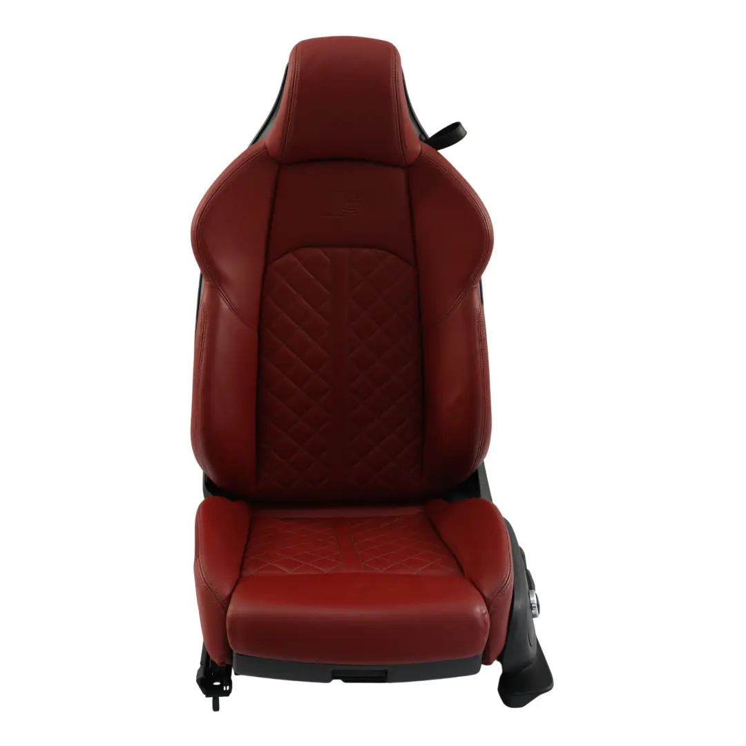 Sedile Ant. Sport Riscaldato Elettr. Massaggio Pelle Sx Rosso Magma per Audi S5 F5 con numero di parte 8W6881805BJ Audi S5 F5 Sedile Ant. Sport Riscaldato Elettr. Massaggio Pelle Sx Rosso Magma - SKU 8W6881805BJ-7 - Numero di parte 8W6881805BJ