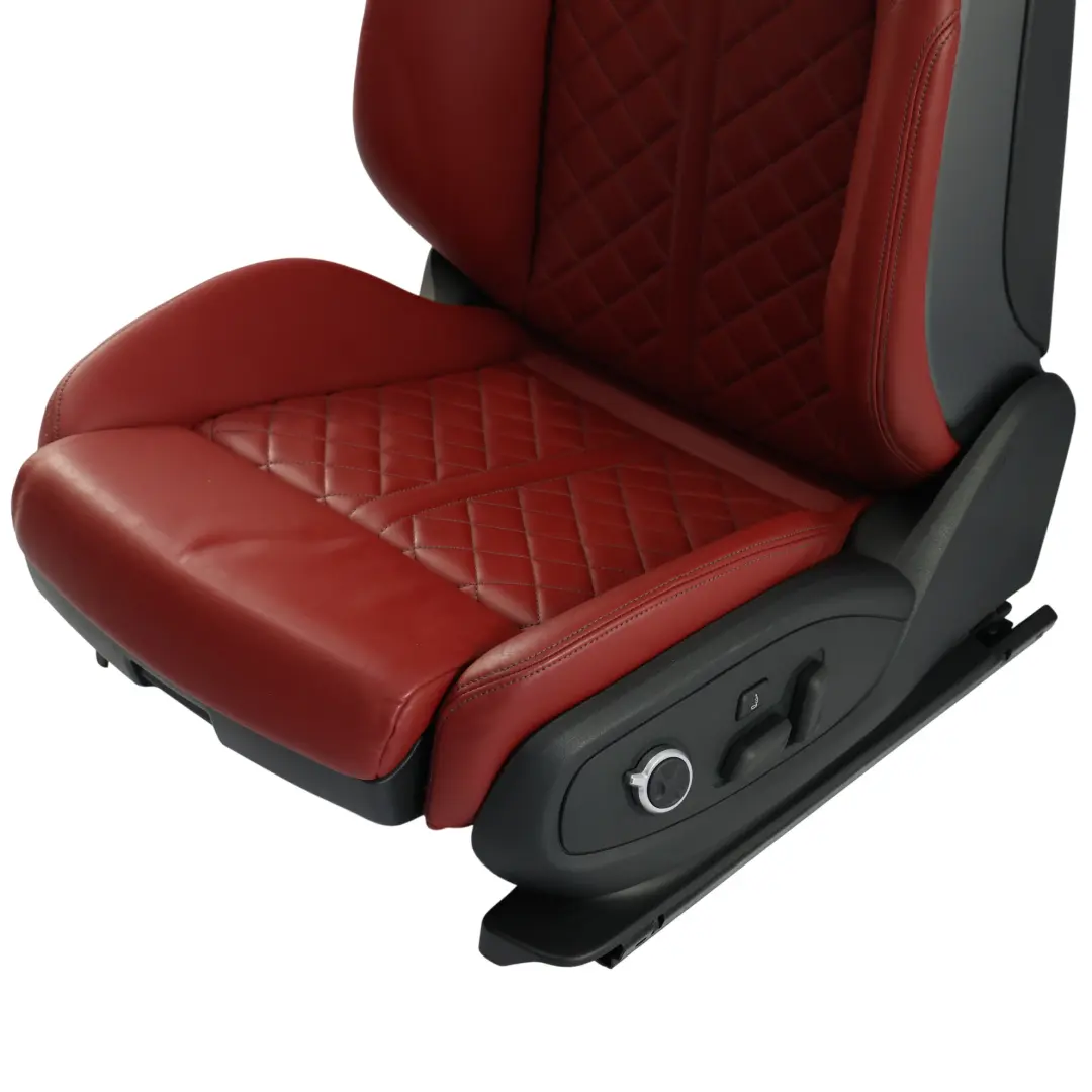 Sedile Ant. Sport Riscaldato Elettr. Massaggio Pelle Sx Rosso Magma per Audi S5 F5 con numero di parte 8W6881805BJ Audi S5 F5 Sedile Ant. Sport Riscaldato Elettr. Massaggio Pelle Sx Rosso Magma - SKU 8W6881805BJ-7 - Numero di parte 8W6881805BJ