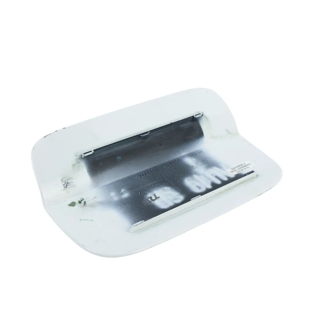 Audi A5 F5 Fuel Filler Flap Tank Cap Cover Arkona White - Y9L - SKU 8W8809907-ARK - Part number 8W8809907