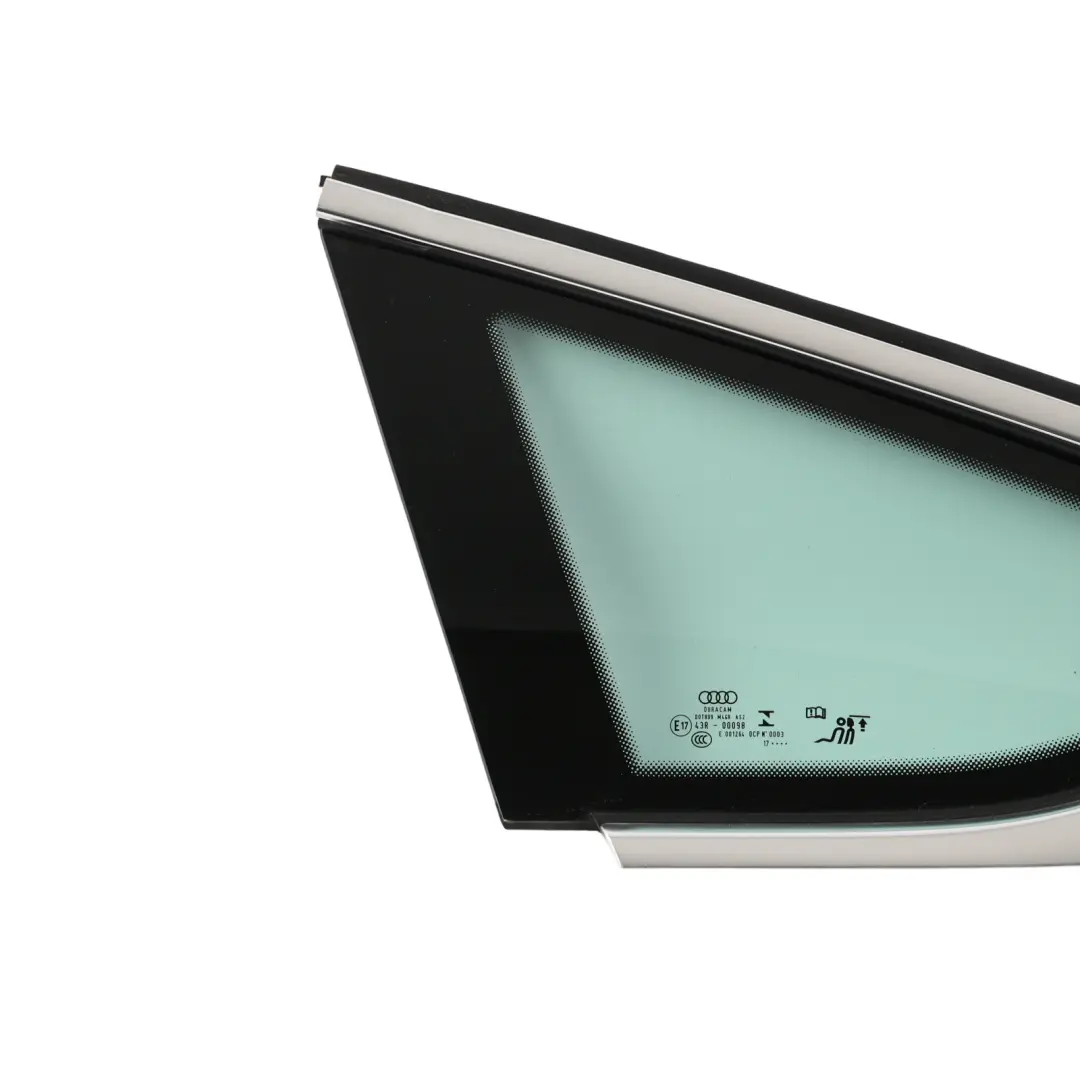 Audi A5 F5 Sportback Side Quarter Window Rear Left N/S Green AS2 - SKU 8W8845297F - Part number 8W8845297F
