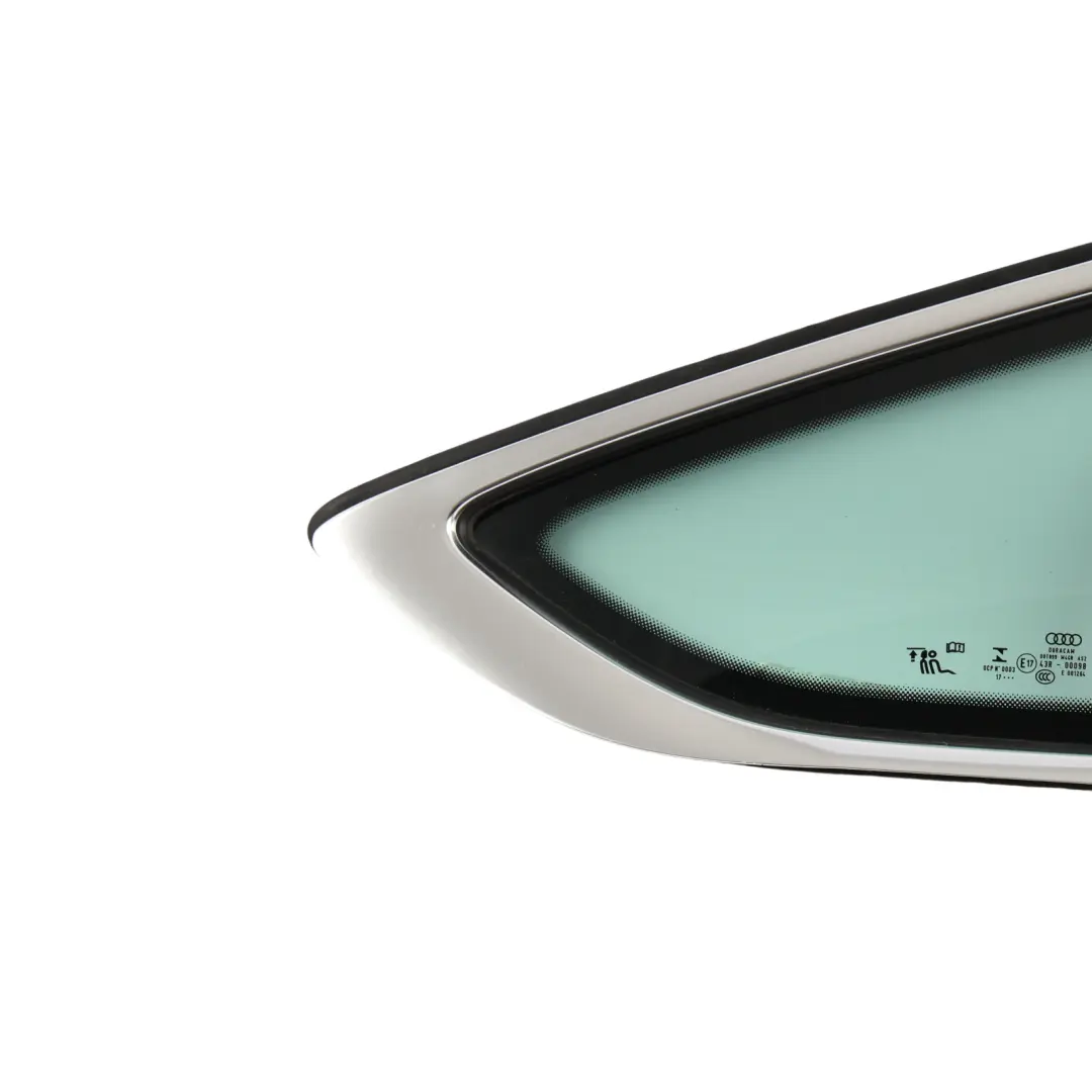 Audi A5 F5 Sportback Side Quarter Window Rear Right O/S Green AS2 - SKU 8W8845298F - Part number 8W8845298F