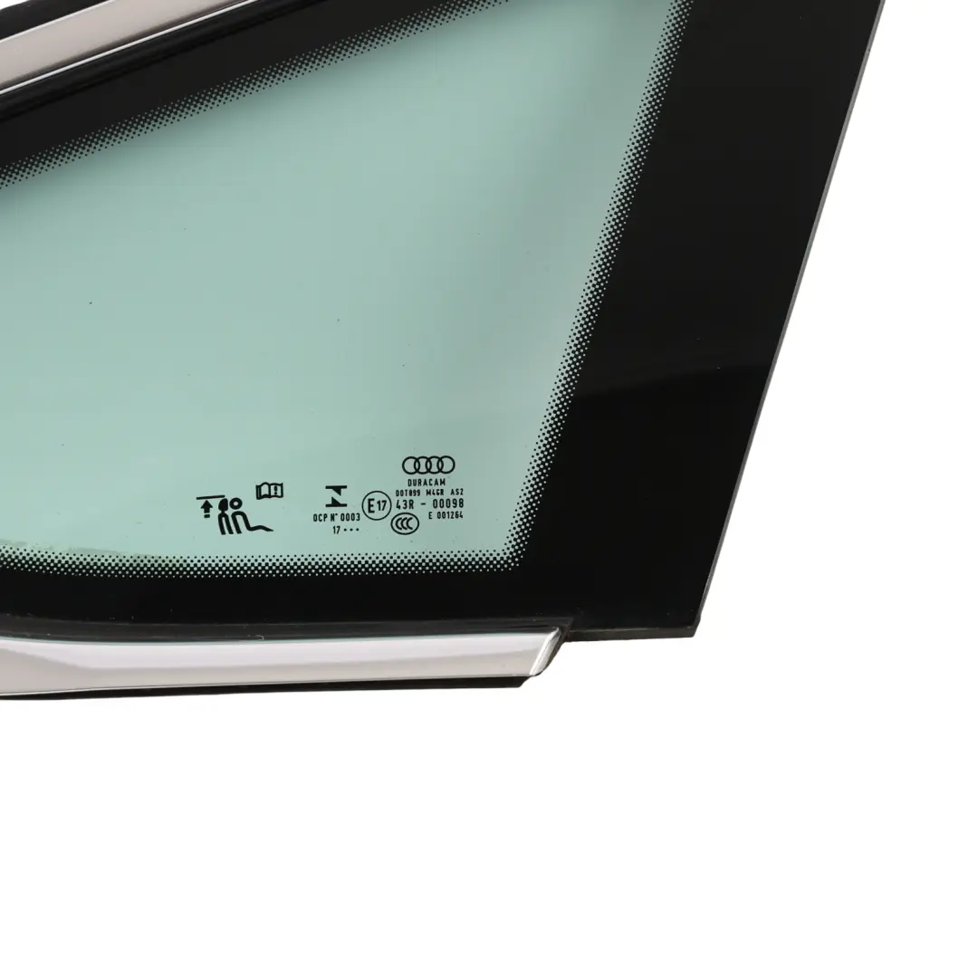 Audi A5 F5 Sportback Side Quarter Window Rear Right O/S Green AS2 - SKU 8W8845298F - Part number 8W8845298F