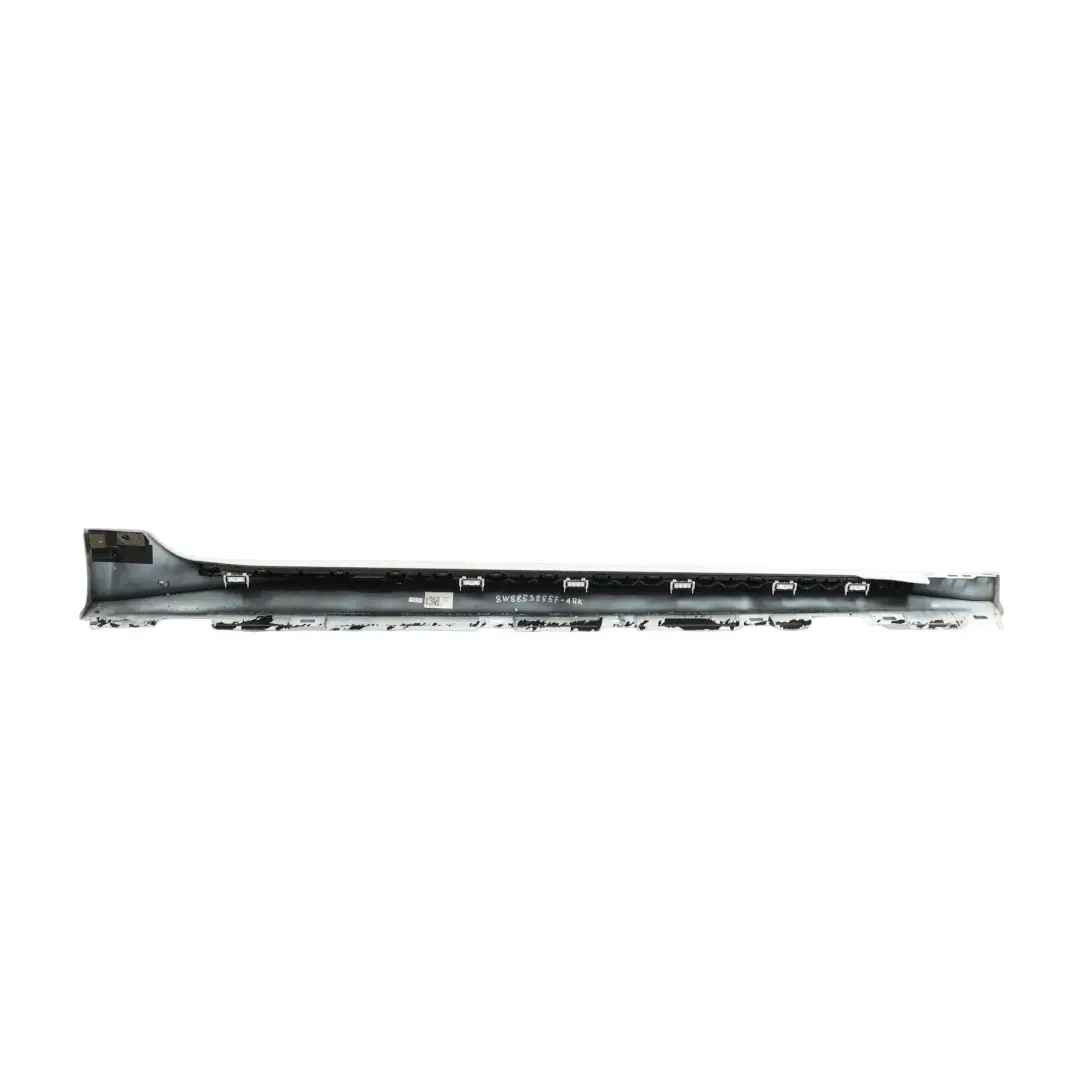 Side Skirt Left N/S Door Sill Cover Panel Arkona White - Y9L to Audi A5 F5 with Part number 8W8853855F Audi A5 F5 Side Skirt Left N/S Door Sill Cover Panel Arkona White - Y9L - SKU 8W8853855F-ARK - Part number 8W8853855F