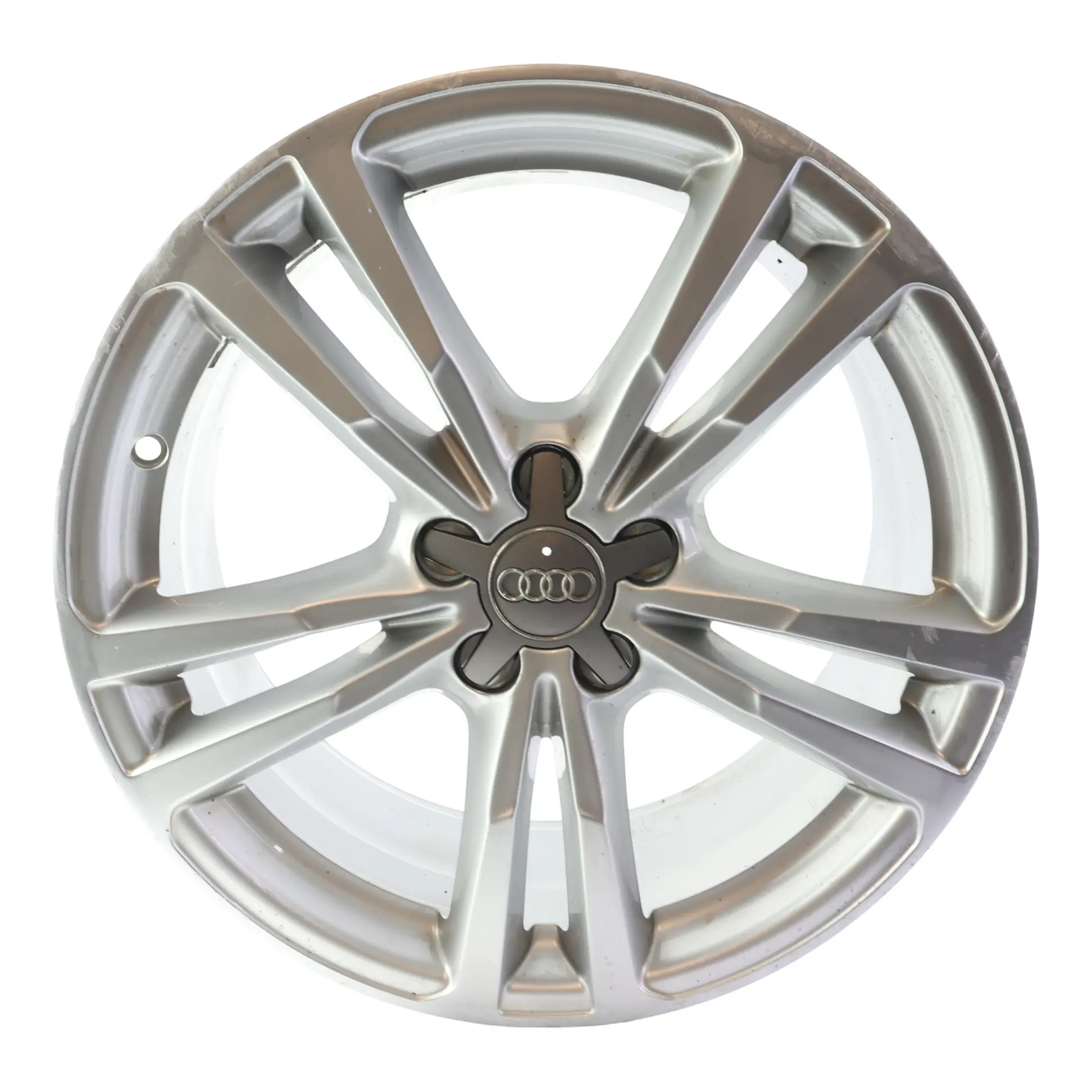 Audi A1 8X Silver Alloy Wheel Rim 17" 7.5J ET34 Double Star Spoke 8X0601025BR