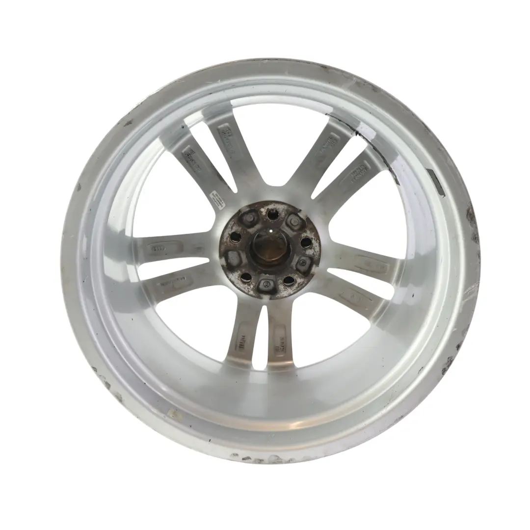 Audi A1 8X Jante En Alliage Argenté 17" 7.5J ET34 Double Star Spoke - SKU 8X0601025BR-1 - Numéro de pièce 8X0601025BR