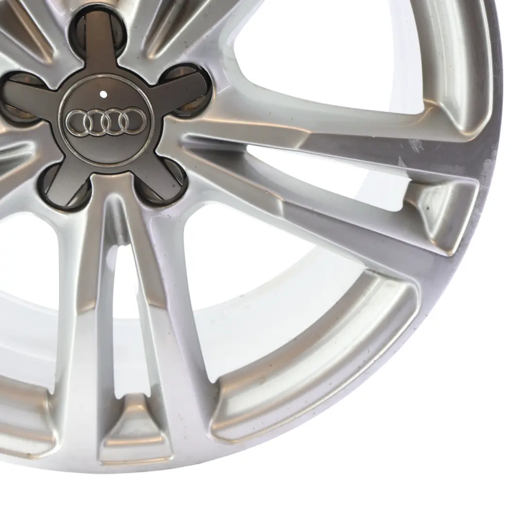 Audi A1 8X Silver Alloy Wheel Rim 17" 7.5J ET34 Double Star Spoke - SKU 8X0601025BR-1 - Part number 8X0601025BR