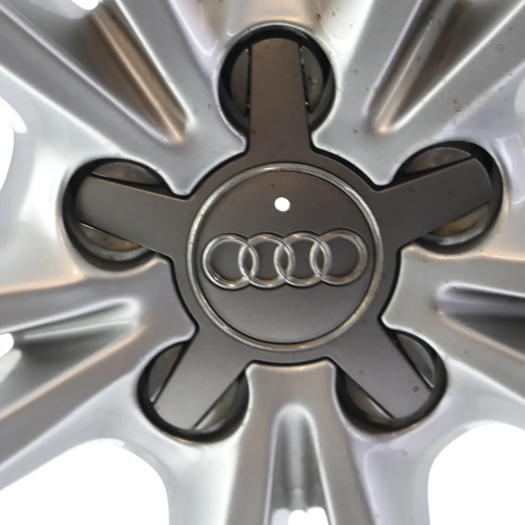 Audi A1 8X Silver Alloy Wheel Rim 17" 7.5J ET34 Double Star Spoke - SKU 8X0601025BR-1 - Part number 8X0601025BR