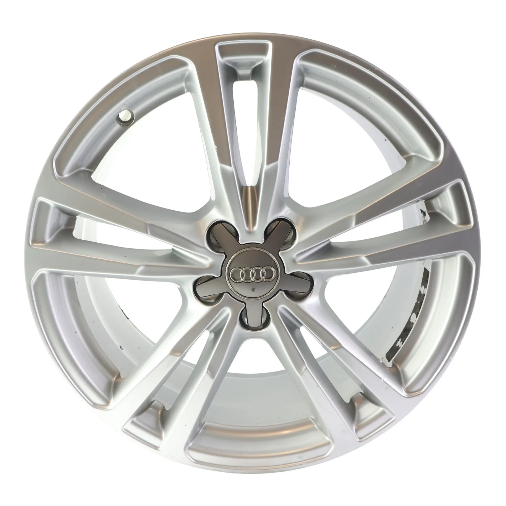 Audi A1 8X Silver Alloy Wheel Rim 17" 7.5J ET34 Double Star Spoke 8X0601025BR