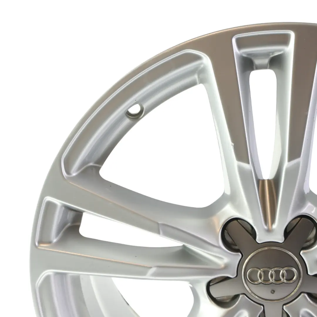 Audi A1 8X Srebrna Felga Aluminiowa 17" 7.5J ET34 - SKU 8X0601025BR-2 - Numer Części 8X0601025BR