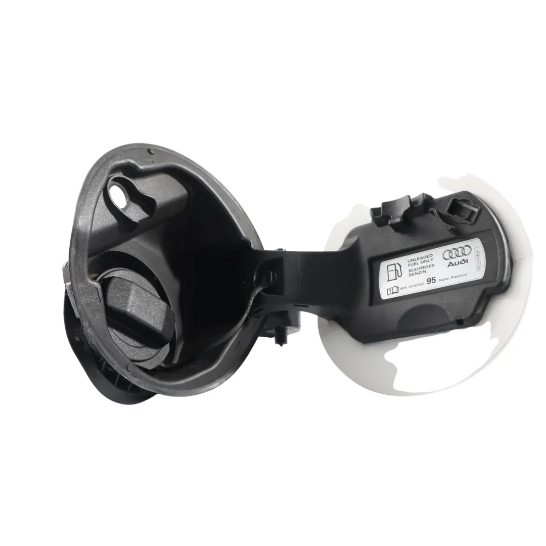Audi A1 8X Coperchio Sportello Rifornimento Supporto Bianco Candy B9A - SKU 8X0809906D-CAN - Numero di parte 8X0809906D