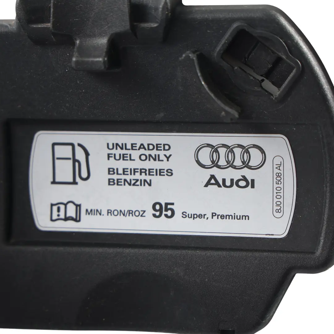 Audi A1 8X Coperchio Sportello Rifornimento Supporto Bianco Candy B9A - SKU 8X0809906D-CAN - Numero di parte 8X0809906D