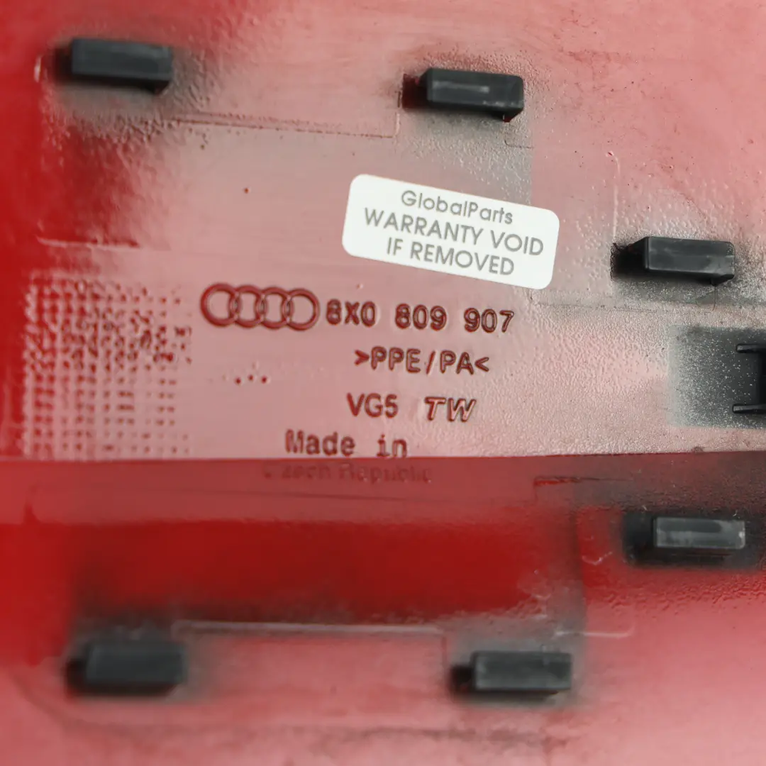 Filler Flap Cap Cover Phantom Misano Red Pearl - Z3M to Audi A1 8X Fuel with Part number 8X0809907 Audi A1 8X Fuel Filler Flap Cap Cover Phantom Misano Red Pearl - Z3M - SKU 8X0809907-MRE - Part number 8X0809907