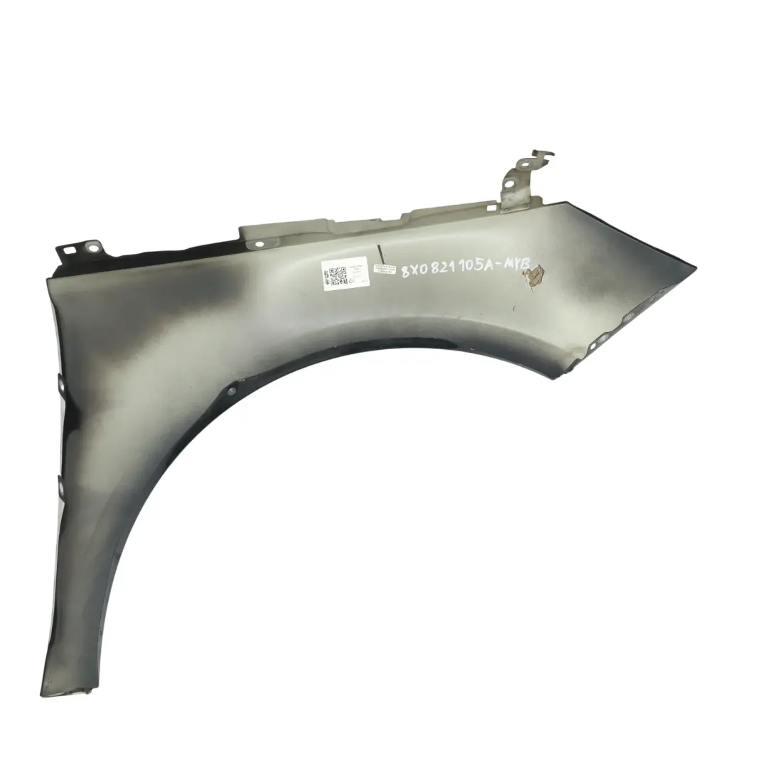 Panel Delantero Izquierdo Guardabarros Negro Mítico Metalizado Y9T para Audi A1 8X con número de pieza 8X0821105A Audi A1 8X Panel Delantero Izquierdo Guardabarros Negro Mítico Metalizado Y9T - SKU 8X0821105A-MYB - Número de pieza 8X0821105A