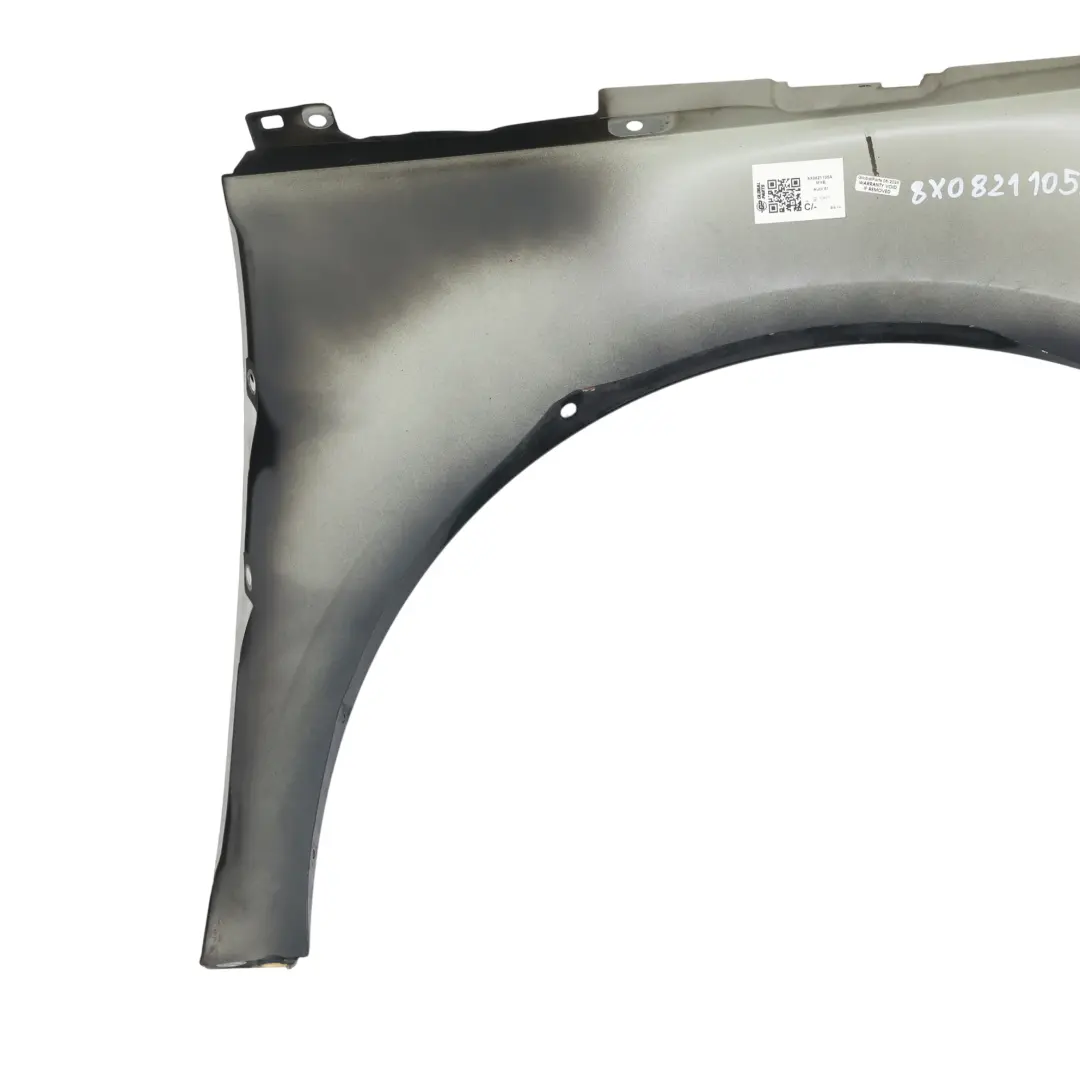 Audi A1 8X Panel Delantero Izquierdo Guardabarros Negro Mítico Metalizado Y9T - SKU 8X0821105A-MYB - Número de pieza 8X0821105A