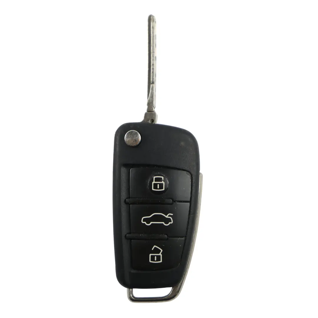 Remote Key Flip Fob 3 Button to Audi A1 8X A5 8T Q3 8U with Part number 8X0837220D Audi A1 8X A5 8T Q3 8U Remote Key Flip Fob 3 Button - SKU 8X0837220D-2 - Part number 8X0837220D