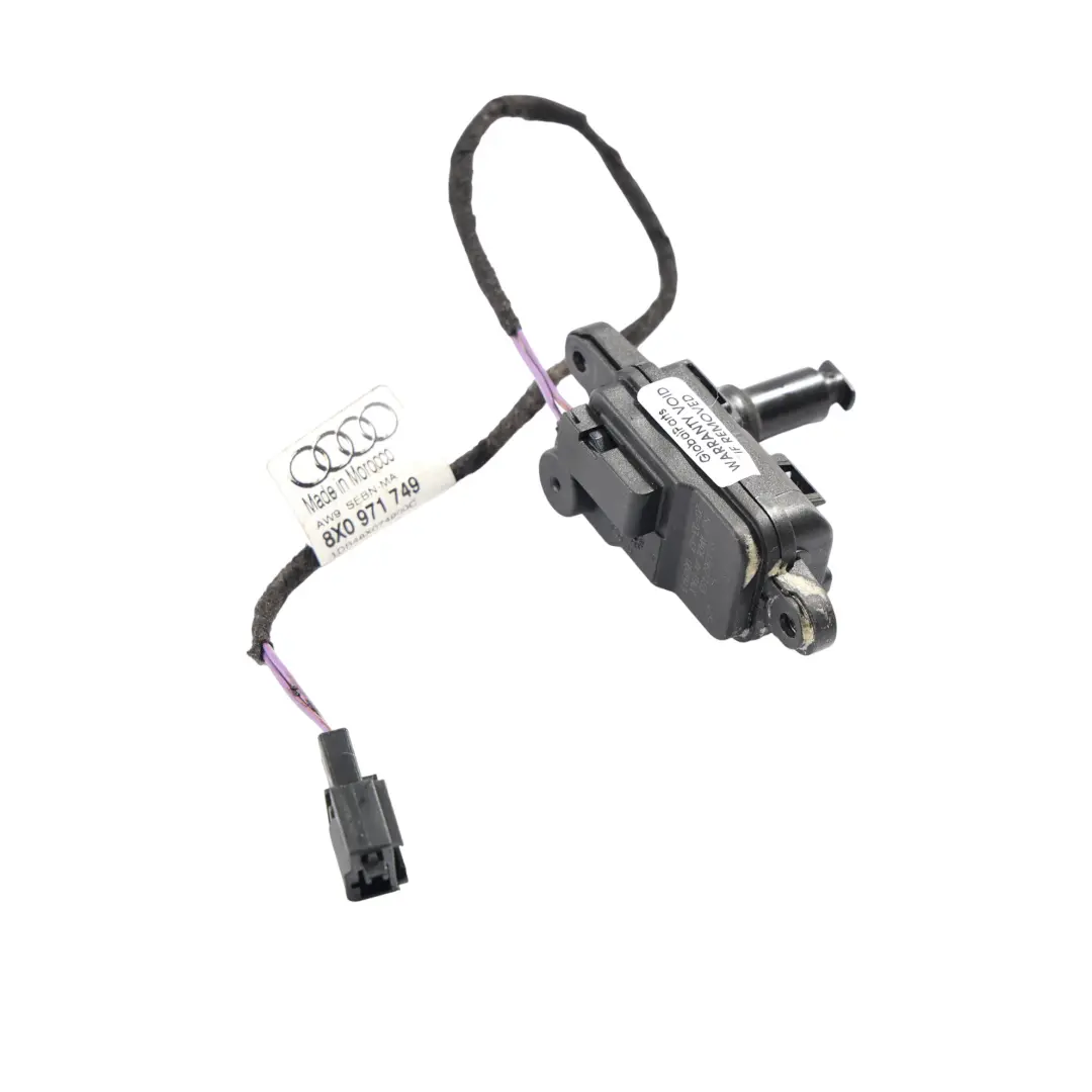 Actuador Tapa Combustible para Audi A1 8X con número de pieza 8X0862153 Audi A1 8X Actuador Tapa Combustible - SKU 8X0862153-1 - Número de pieza 8X0862153