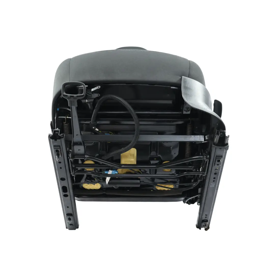 Audi A1 8X 3D Fotel Przód Materiał Soul Czarny Cliff Szary Prawy - SKU 8X0881806K-1 - Numer Części 8X0881806K