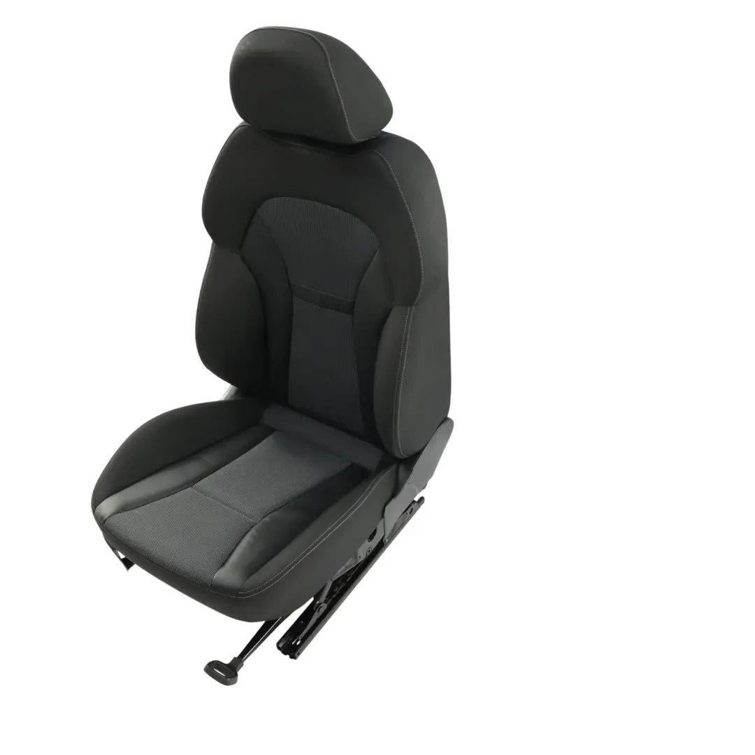 Audi A1 8X Asiento Delantero 3D Tela Negro Soul Gris Cliff Derecho - SKU 8X0881806K-1 - Número de pieza 8X0881806K