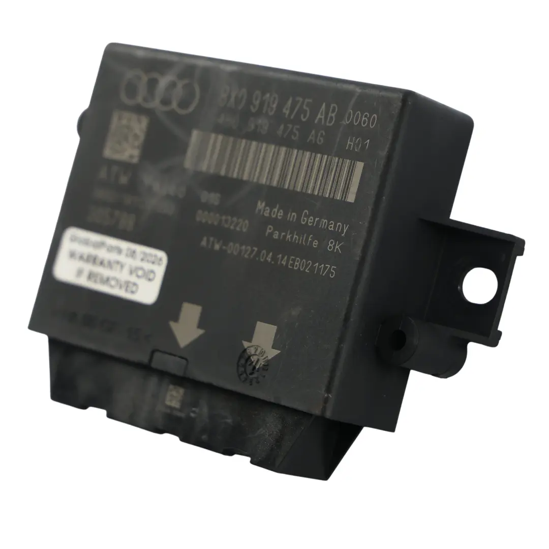 Audi RS Q3 8U PDC Parking Sensor Control Unit Module - SKU 8X0919475AB - Part number 8X0919475AB