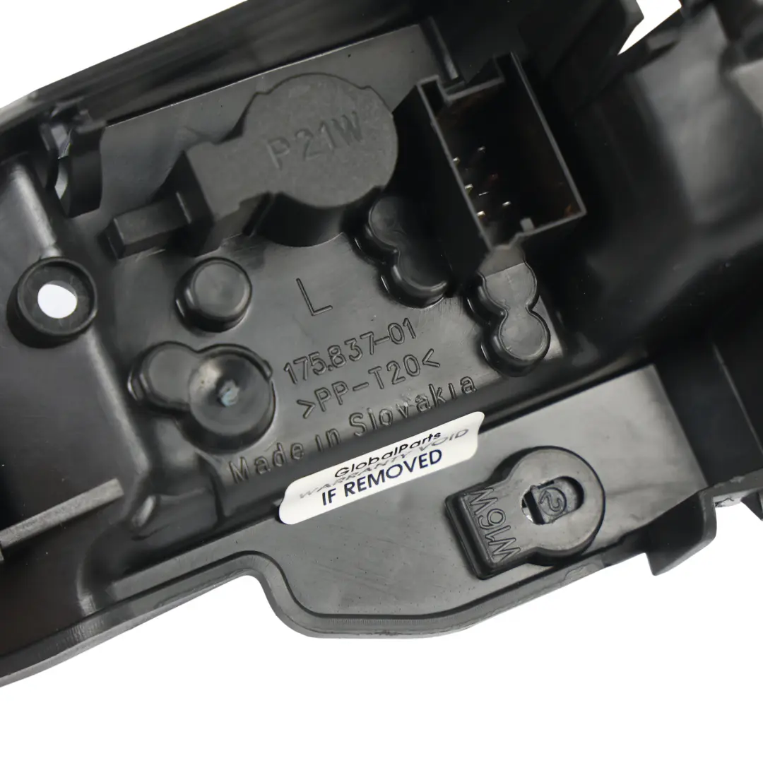 Bulb Socket Holder Bracket Left N/S to Audi A1 8X Rear Tailgate Hatch with Part number 8X0945257 Audi A1 8X Rear Tailgate Hatch Bulb Socket Holder Bracket Left N/S - SKU 8X0945257 - Part number 8X0945257