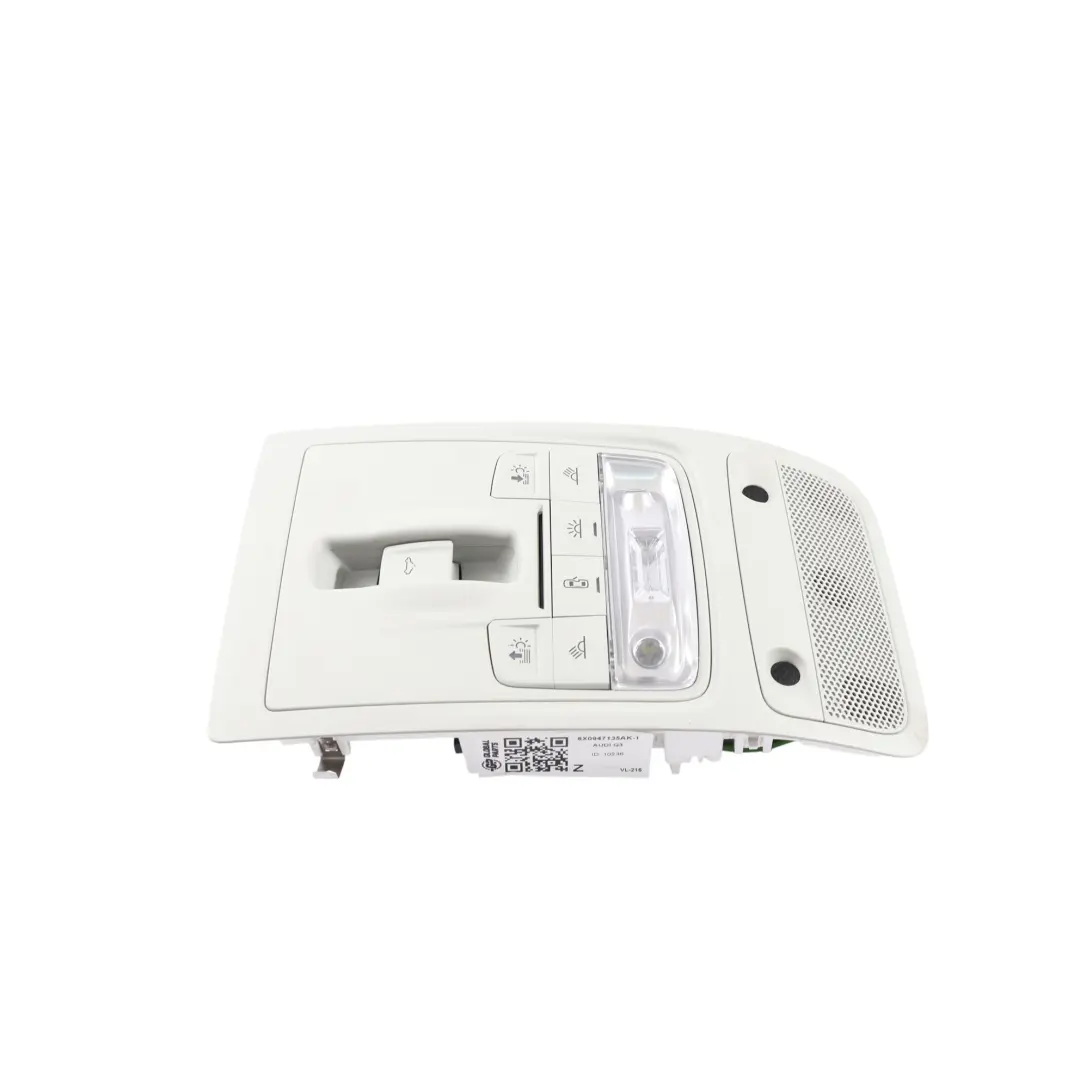 Front Roof Reading Light Interior Lamp Panel Grey to Audi Q3 8U with Part number 8X0947135AK Audi Q3 8U Front Roof Reading Light Interior Lamp Panel Grey - SKU 8X0947135AK-1 - Part number 8X0947135AK