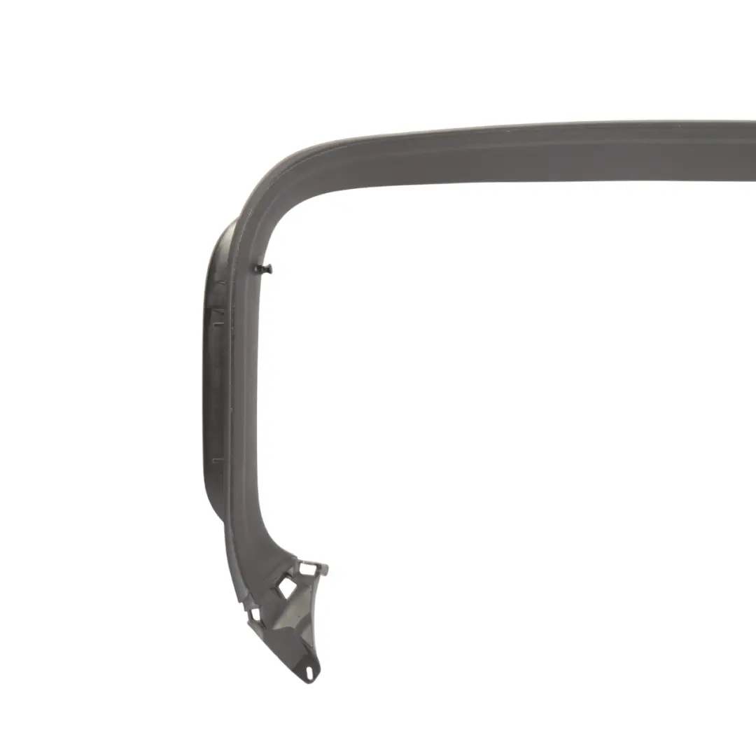 Audi A1 S1 8X Tailgate Trunk Boot Upper Trim Windscreen Frame Black - SKU 8X3867973A - Part number 8X3867973A