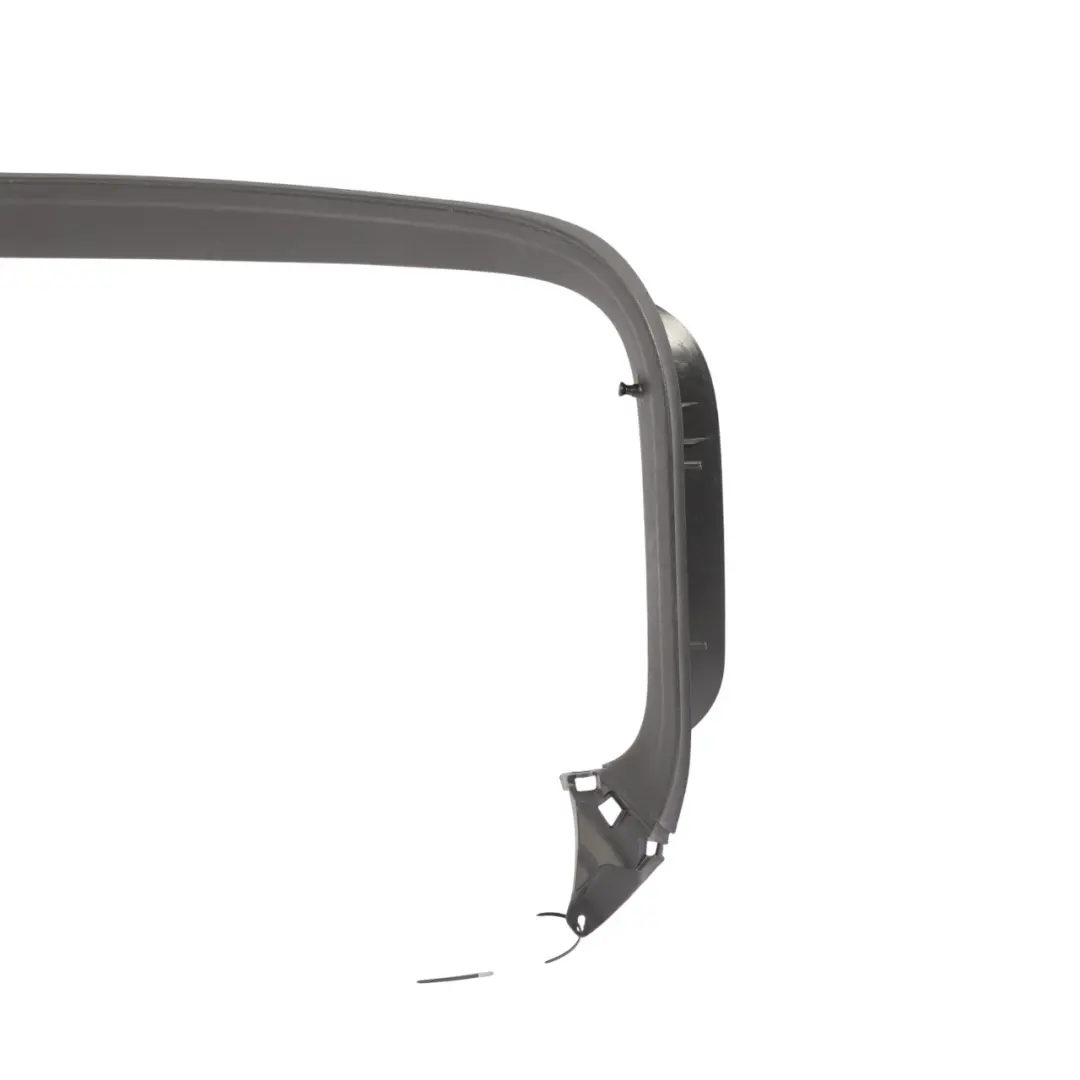Audi A1 S1 8X Tailgate Trunk Boot Upper Trim Windscreen Frame Black - SKU 8X3867973A - Part number 8X3867973A