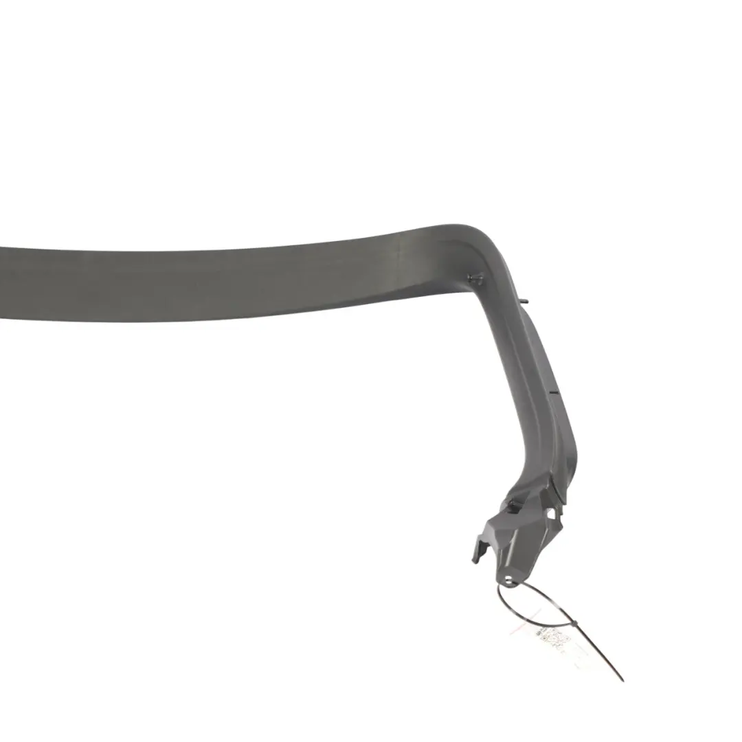 Audi A1 S1 8X Tailgate Trunk Boot Upper Trim Windscreen Frame Black - SKU 8X3867973A - Part number 8X3867973A