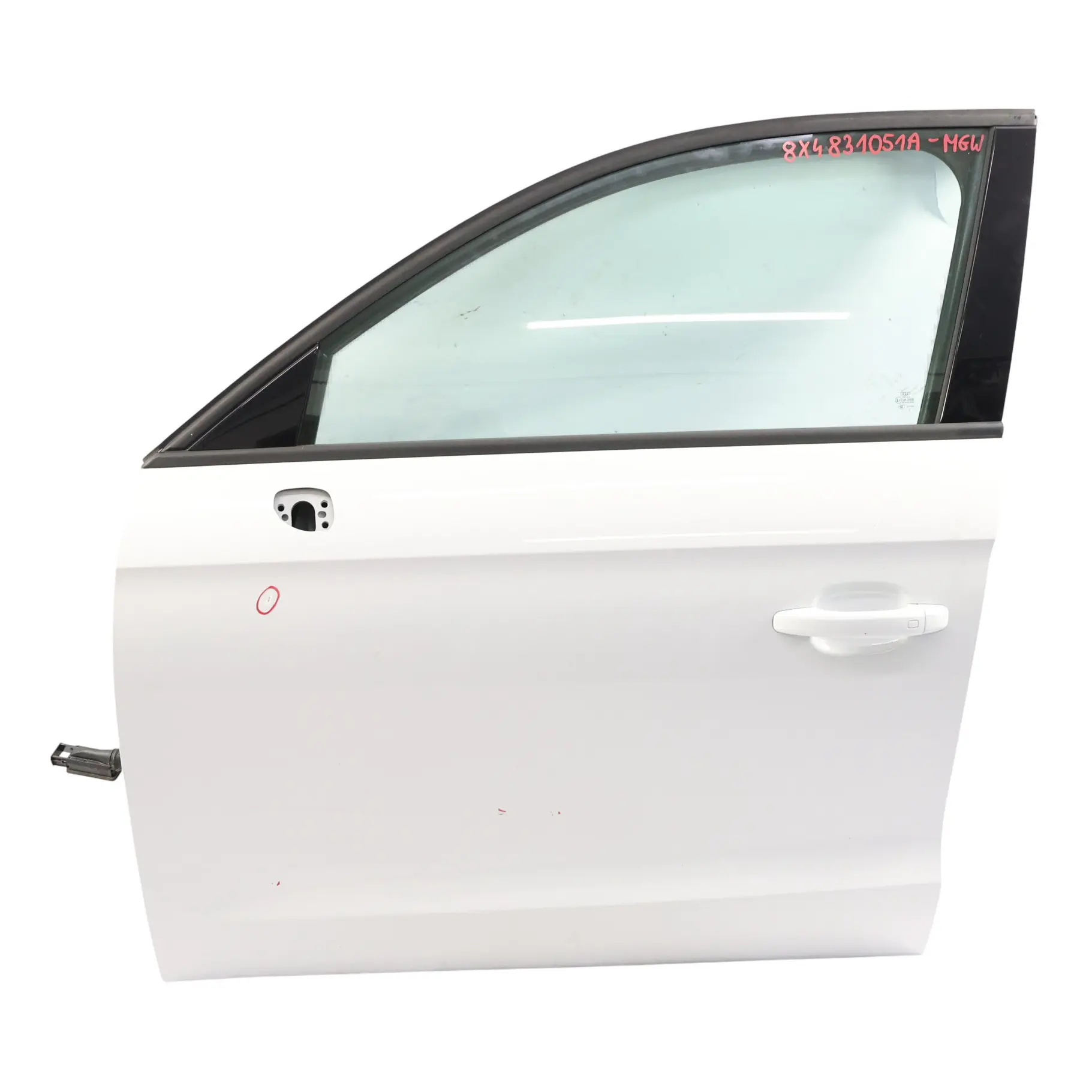 Audi A1 8X Door Front Left N/S Glacier White Pearl Effect - S9R