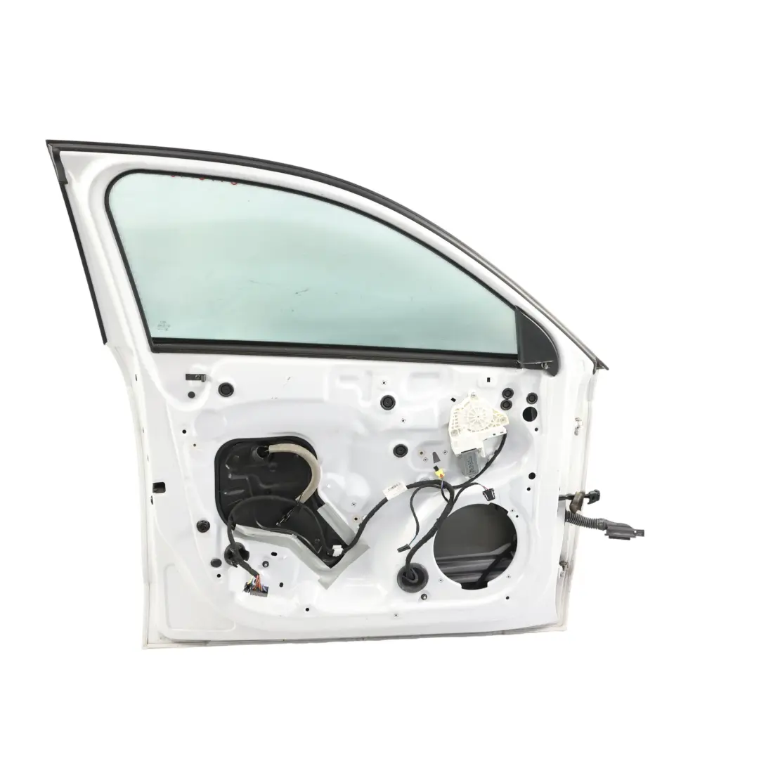 Door Front Left N/S Glacier White Pearl Effect - S9R to Audi A1 8X with Part number 8X4831051A Audi A1 8X Door Front Left N/S Glacier White Pearl Effect - S9R - SKU 8X4831051A-MGW - Part number 8X4831051A