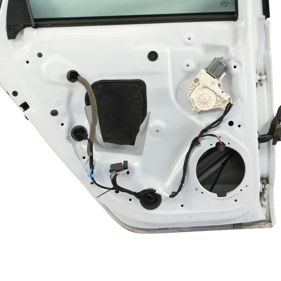 Audi A1 S1 8X Rear Door Left N/S Glacier White Pearl - S9R - SKU 8X4833051B-MGW - Part number 8X4833051B