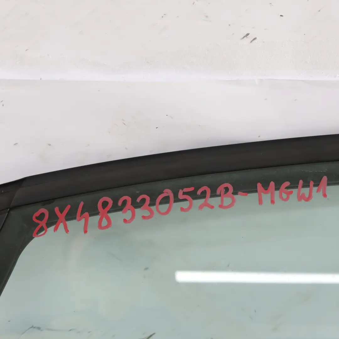 Door Rear Right O/S Covering Panel Glacier White Pearl - S9R to Audi A1 8X with Part number 8X4833052B Audi A1 8X Door Rear Right O/S Covering Panel Glacier White Pearl - S9R - SKU 8X4833052B-MGW1 - Part number 8X4833052B