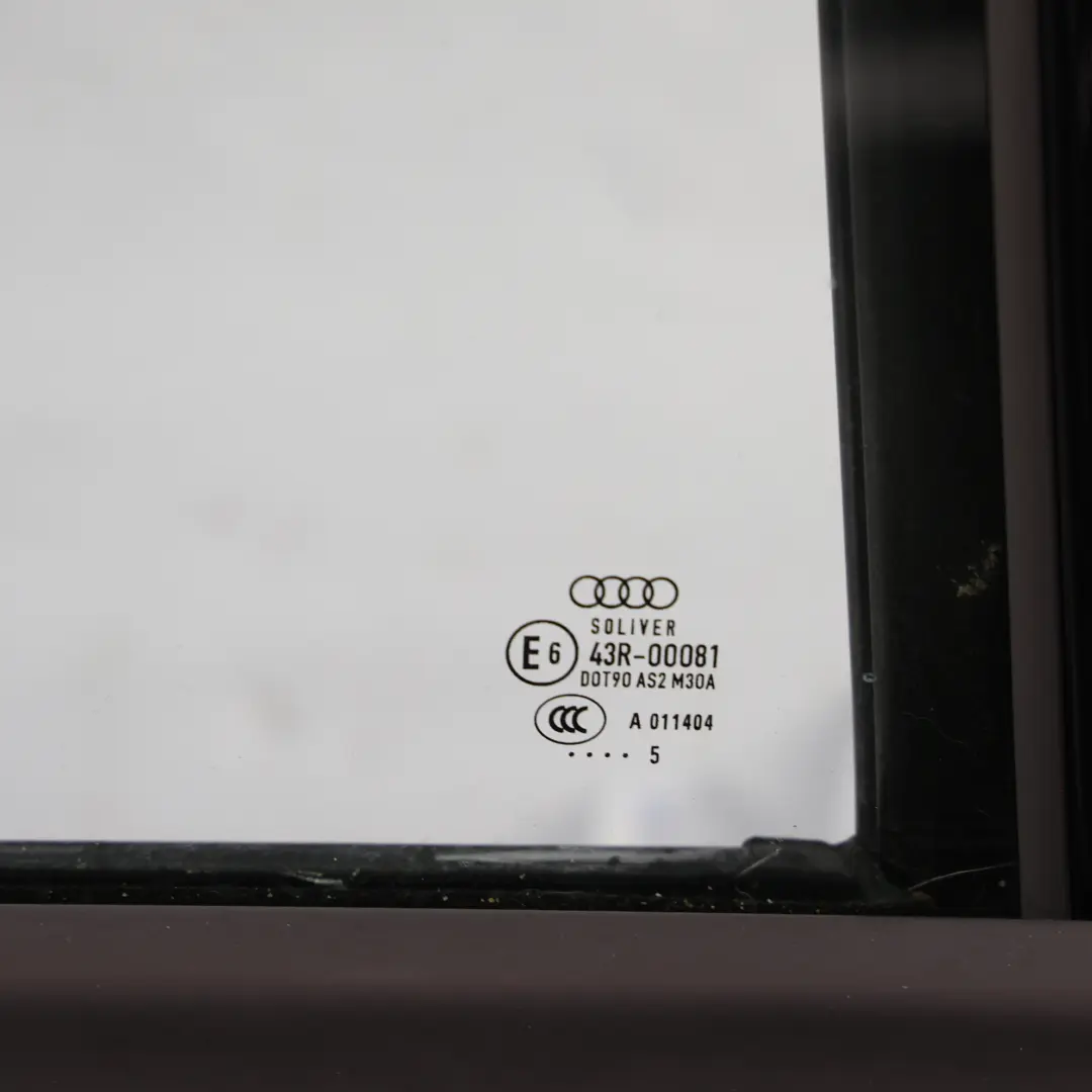 Audi A1 8X Door Rear Right O/S Covering Panel Glacier White Pearl - S9R - SKU 8X4833052B-MGW1 - Part number 8X4833052B